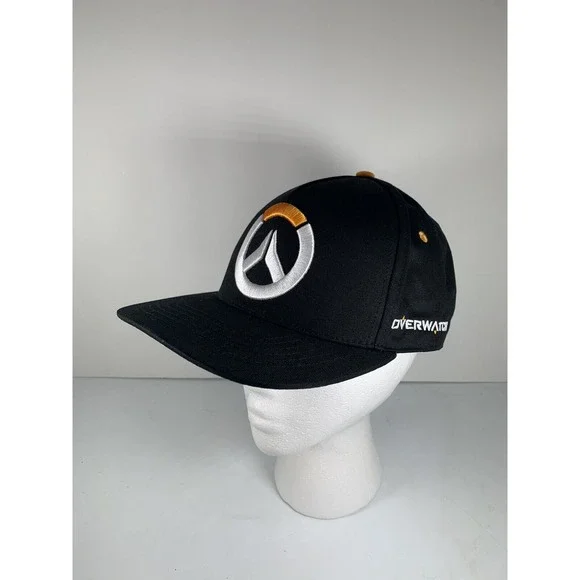 Overwatch ThinkGeek Embroidered Logo Snapback Hat Artwork Under Brim Very‎ Nice - Picture 2 of 11